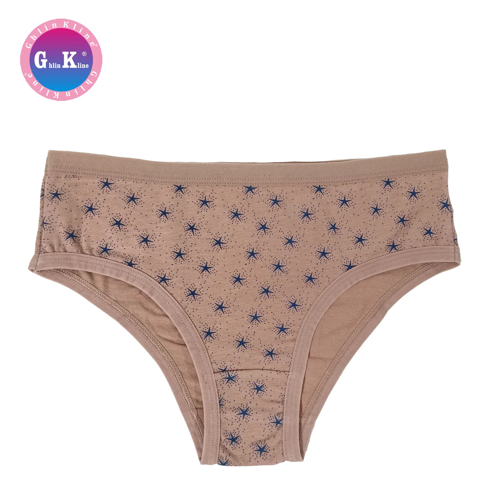 

Soft Breathable Spandex Cotton T-shirt Starry Sky Panties for Girls Underwear