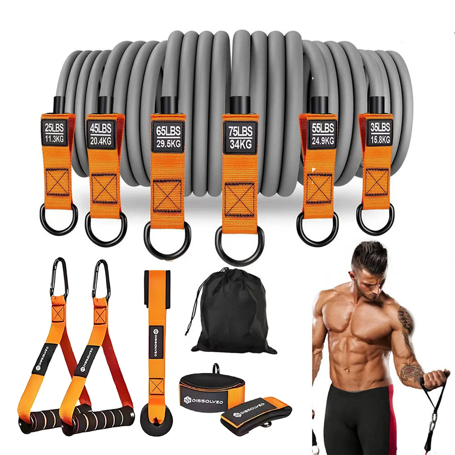 Resistance Fitness Elasticbands Exerciser for Arm Muscle Strengthening Sport Product Calisthenics Equipment Workout Equipment