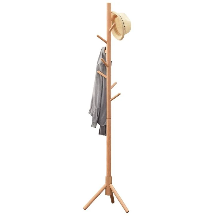 wood coat tree rack