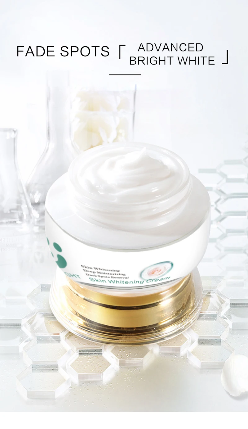 Pure White Gold Whitening Light Skin Whitening Cream 7 Days Whitening