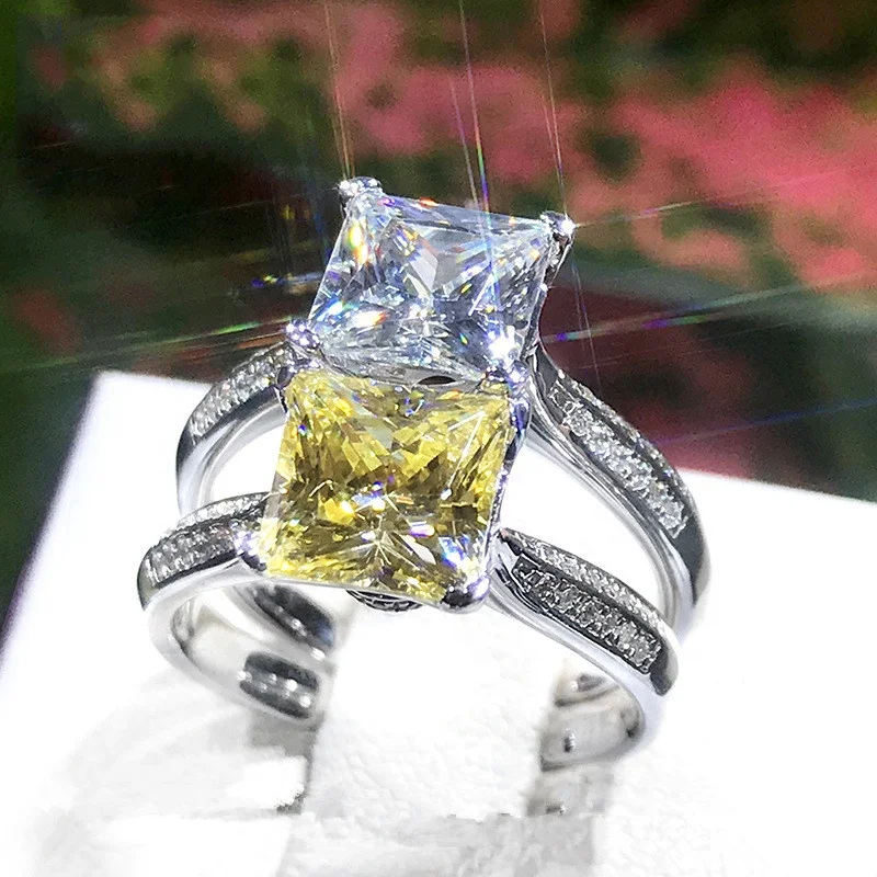 

Zircon Finger Ring Wedding Engagement Ring Jewelry Anniversary Gift for Women