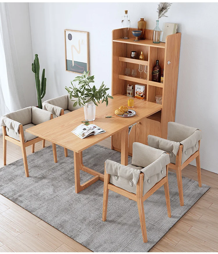 Modern Dining Room Sets Creative Design Combine Wooden Wall