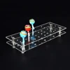 25 Hole Acrylic Cake Pop Lollipop Display Stand Server Decoration Clear Perspex Display Stand Holder Base Shelf