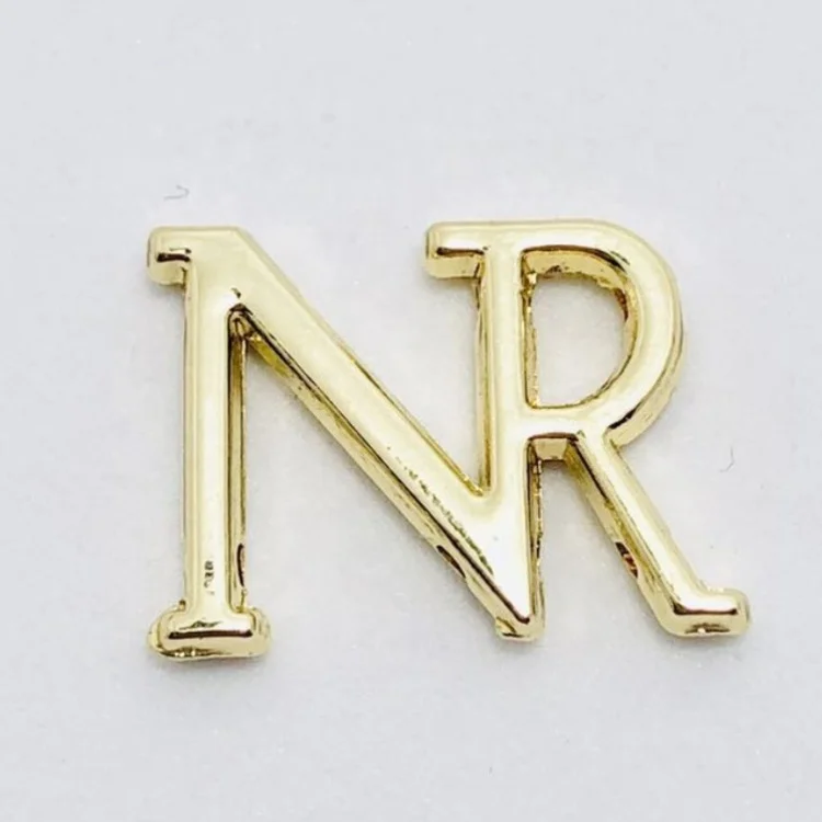 

Custom Logo Design Jeans Gold Silver Pin 4 Hole Metal Button