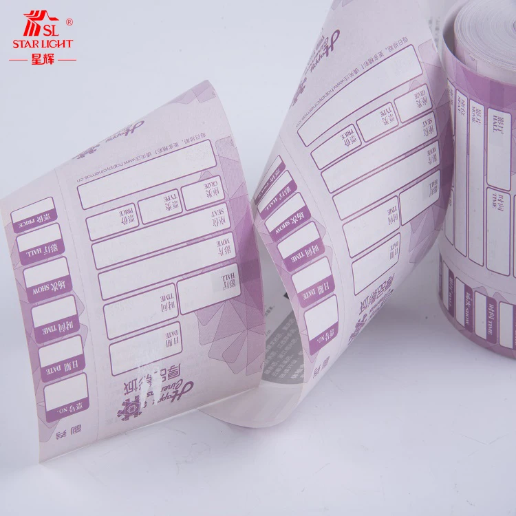 self-adhesive thermal label