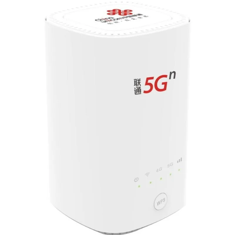 

China Unicom 5G CPE VN007 VN007+2.3Gbps Wireless 5G NSA/SA NR n1/n3/n8/n20/n21/n77/n78/n79 4G LTE Band1/3/8 With SIM Card
