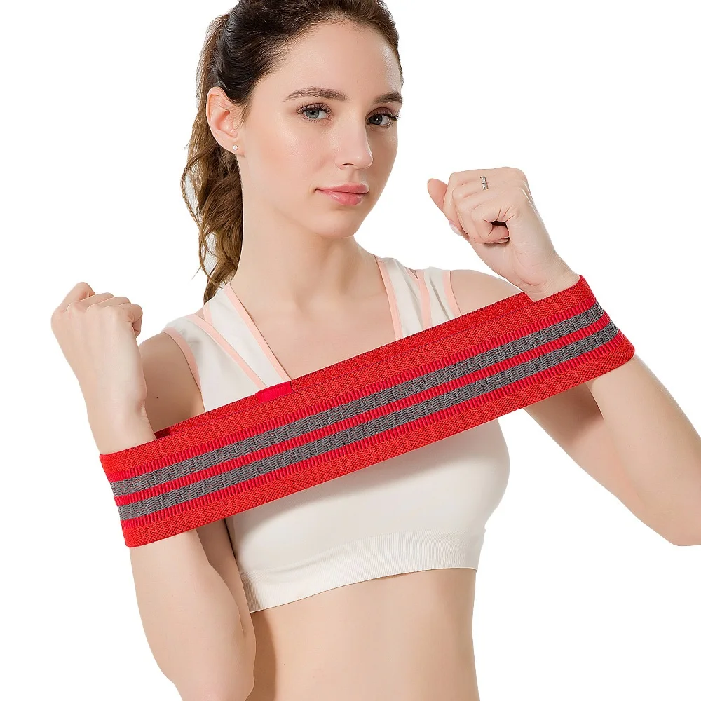 

Yoga Knit Bands Expand Elastic Gym Equipment Fabric Hip Circle Loop Resistance Band, Customized color