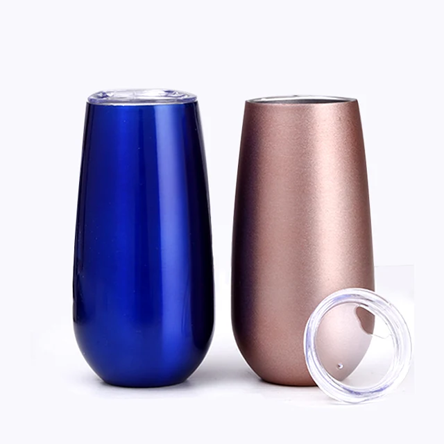 

6oz high quality stainless steel eggshell insulation portable vacuum thermos cup