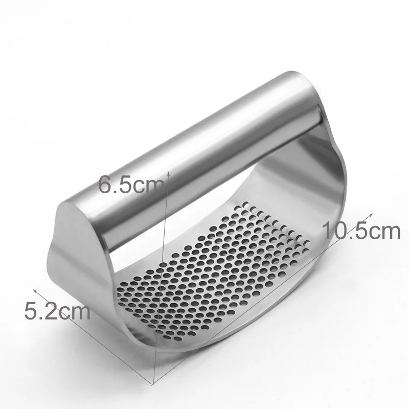 

Kitchen Vegetable Cutting Tools Metal / Stainless Steel Garlic Press, Custom color
