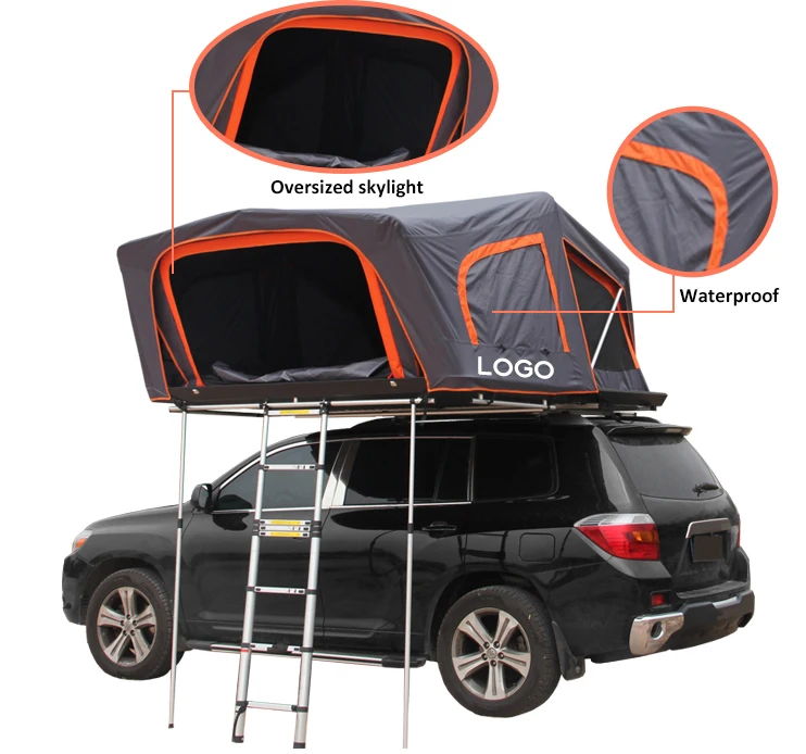 

WILDSROF large space roof top tent Aluminium 4-6 person car roof top rooftop tent hard shell for all vehicle