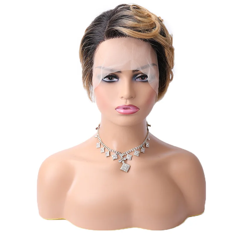 

Wholesale Ginger Human Hair Hd Lace Wig Curly Bob Large Wigs, Natural color lace wig