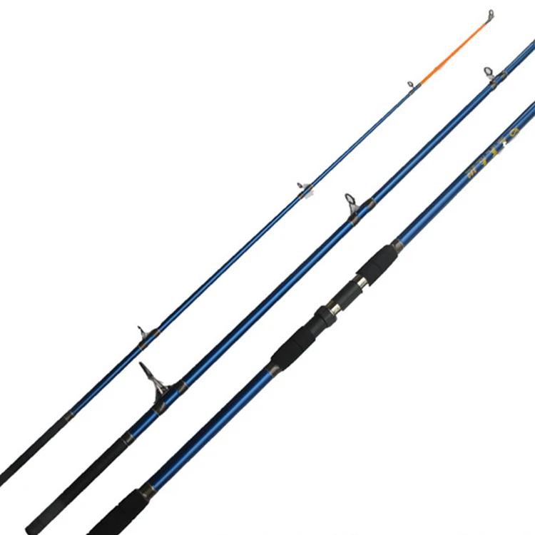 

3.9m 4.2m Blue Black Customized Flexible Outdoor Glass Fiber Casting Sea Beach Fishing Surf Rods