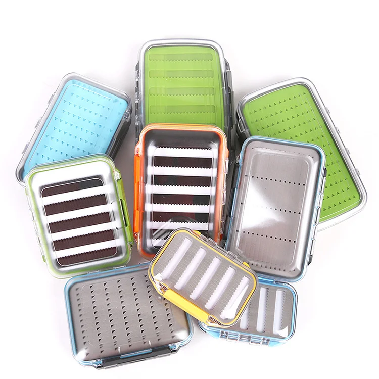 

New Fishing Accessories 5 Colors Fishing Tool Box Waterproof Fly Fishing Lure Box, Transparent