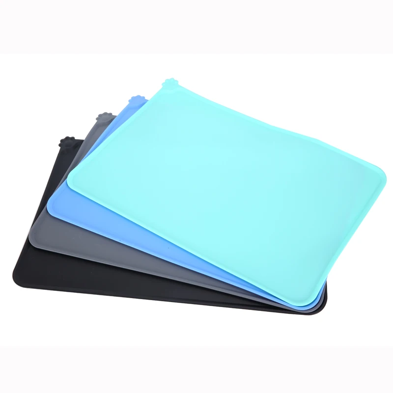 

High Quality Paw Shape Silicone Dog Feeding Pet Food Mat