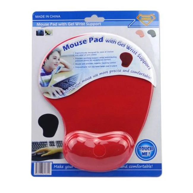 

OEM Wrist Rest Pure Color Mouse Pad Wrist Silicone Mouse Pads Support PC Notebook Laptop printed mouse pads