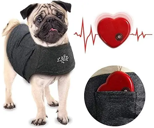 

AFP Vet Recommended Calming Solution Vest Anti Anxiety and Stress Relief Calming Coat Jacket Vest for Dogs