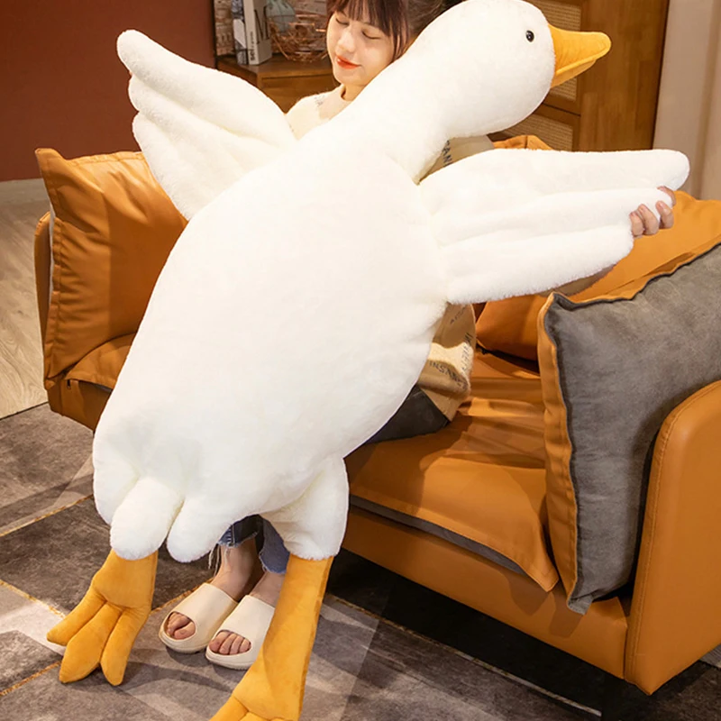 

Huge Cute Big Goose Duck Doll Soft Stuffed Animal Sleeping Pillow Cushion Goose Plush Toys