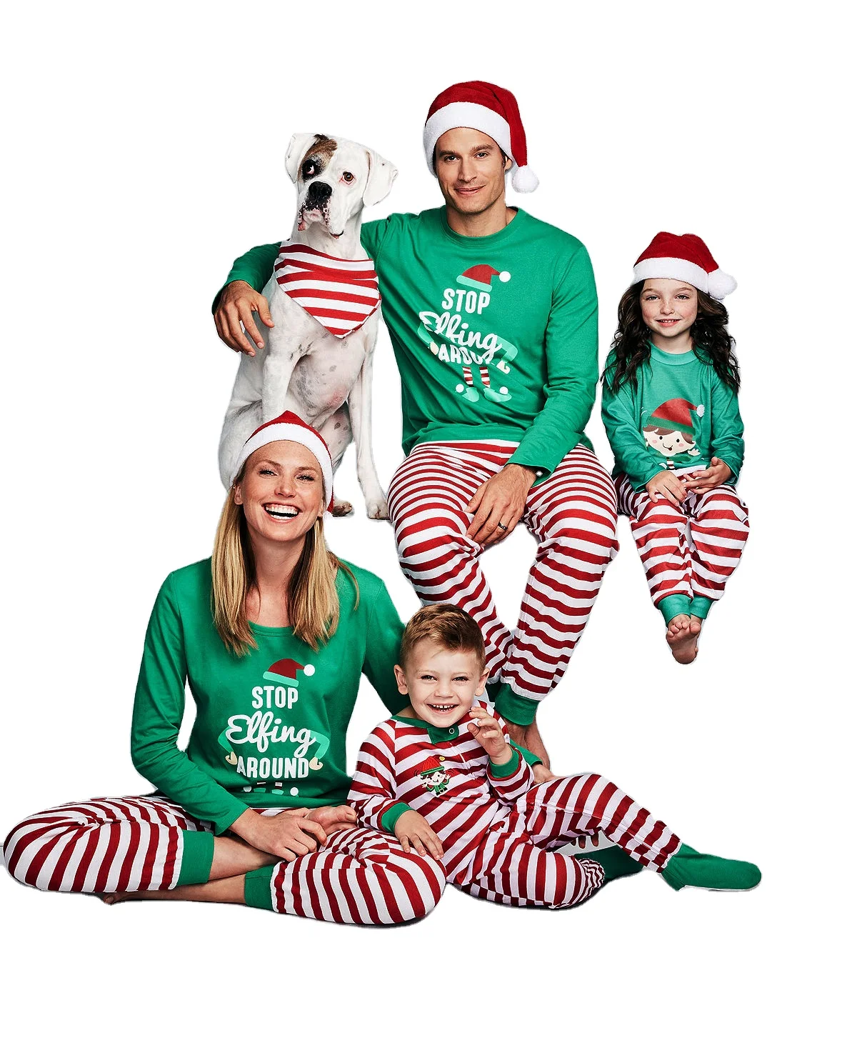 

Christmas Pajamas Autumn Winter Long Sleeve Fashion Casual Sleepwear Family Christmas Pajamas