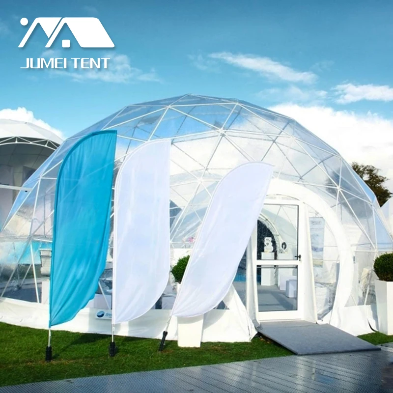

2020 Hot Sale Big Geodesic Dome Transparent Igloo Tent For Garden