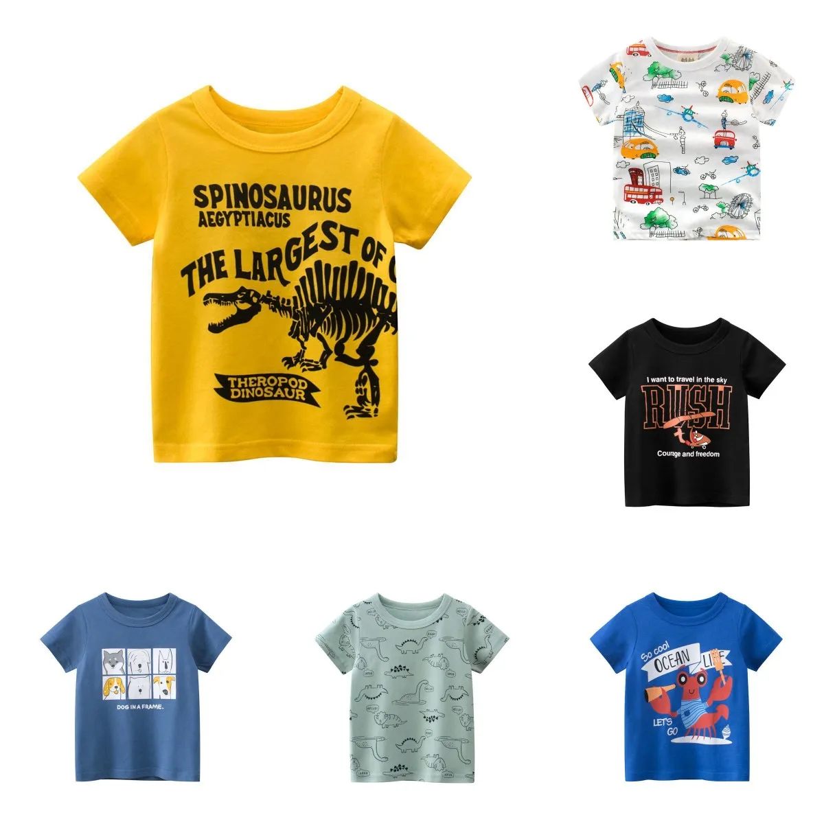 

children's summer t-shirt toddler t shirt children's short shirt