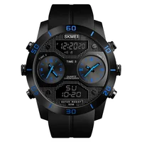 

Hot Sale reloj skmei 1355 three time zone watches men digital analog watch
