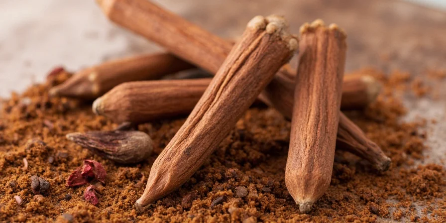 Chef using ground cloves in baking