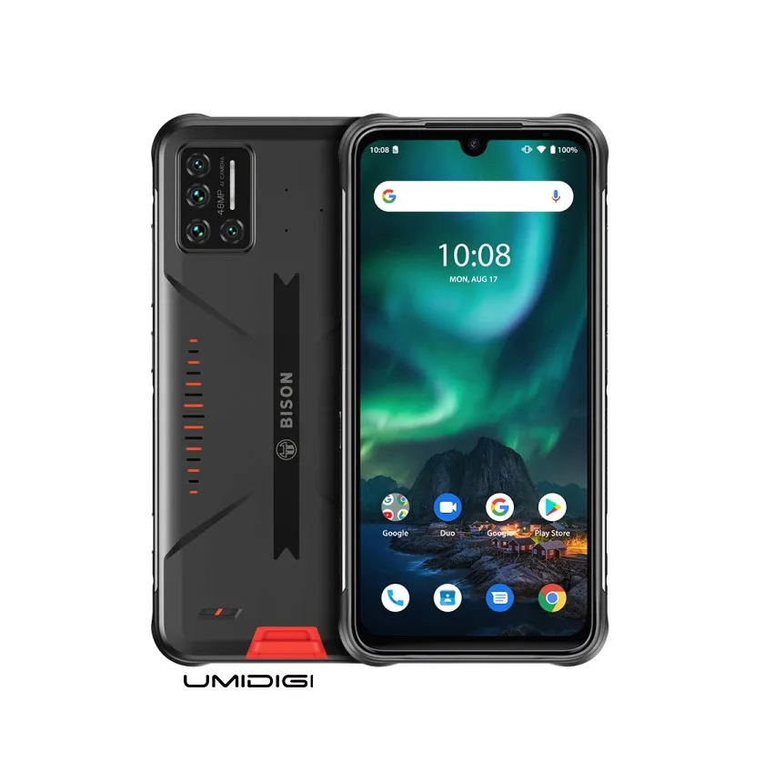 

Fast Shipping UMIDIGI BISON Phone IP68/IP69K Waterproof Rugged Smartphone 128GB Android 4G Network Celular