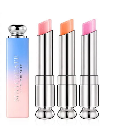 

Gradient moisturizing new color long lasting waterproof lipstick cosmetics, Muliti-color