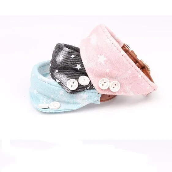 

Cute Design Printed Jean Triangular Pet Dog Bandana Scarves For Small Dogs Cats