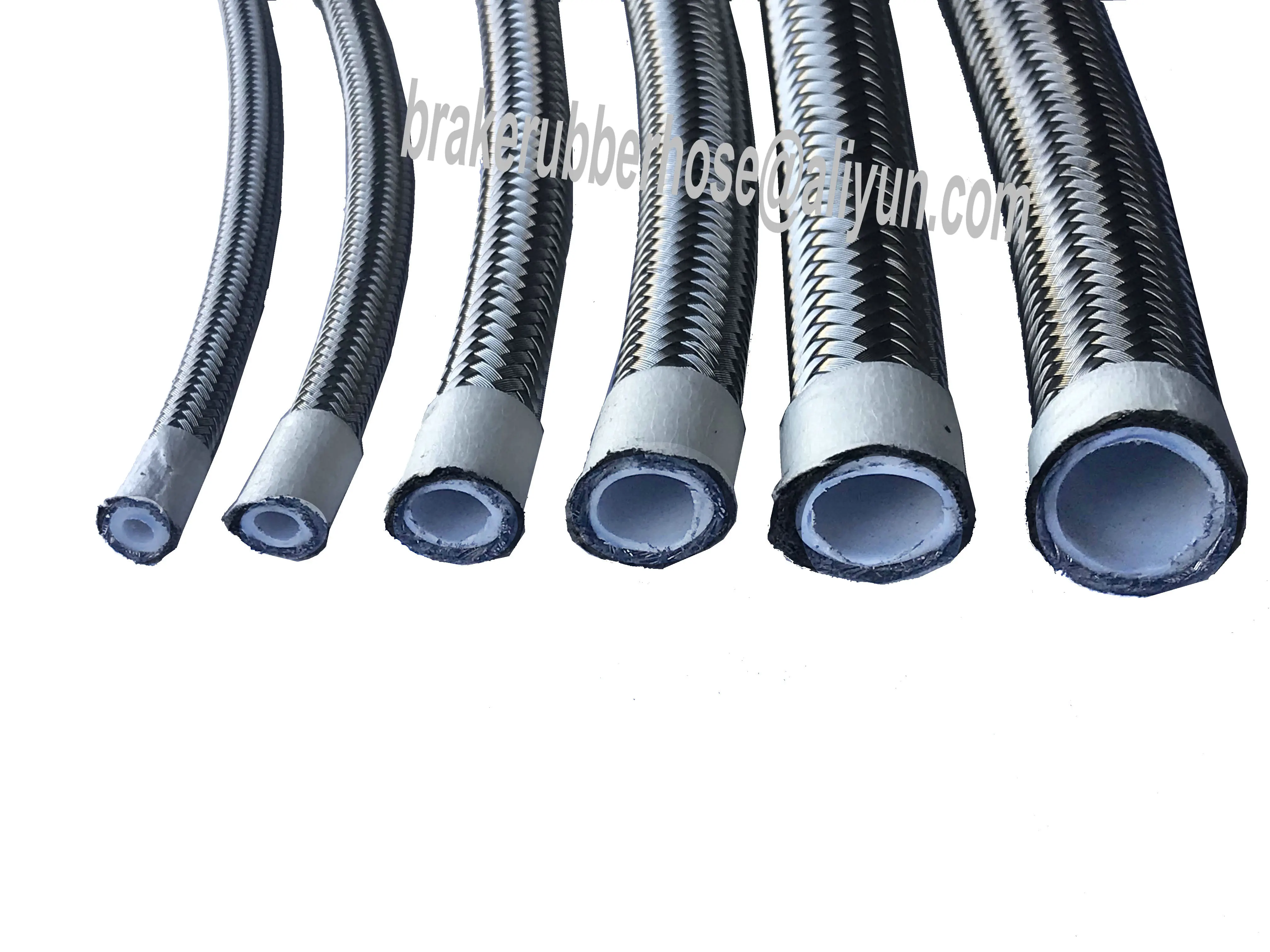 8an Ss Braided Ptfe Lined Hose Fuel System An8 Stainless Steel Ptfe