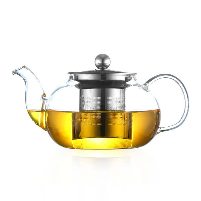 

Heat Resistant SS strainer Glass Teaware