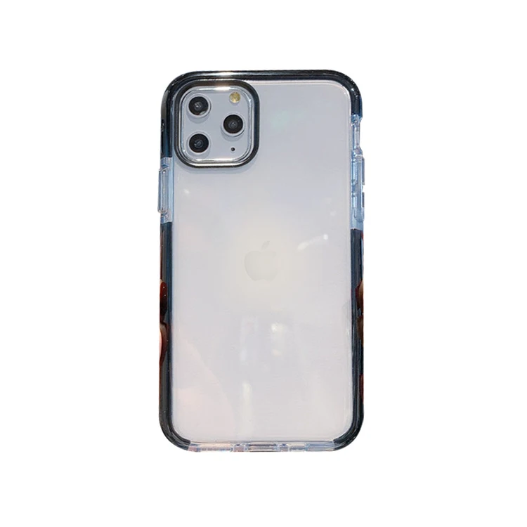 

Clear tpu protector custom 2 in 1 phone case shockproof sublimation blanks phone cases For iPhone 13, 4 colors