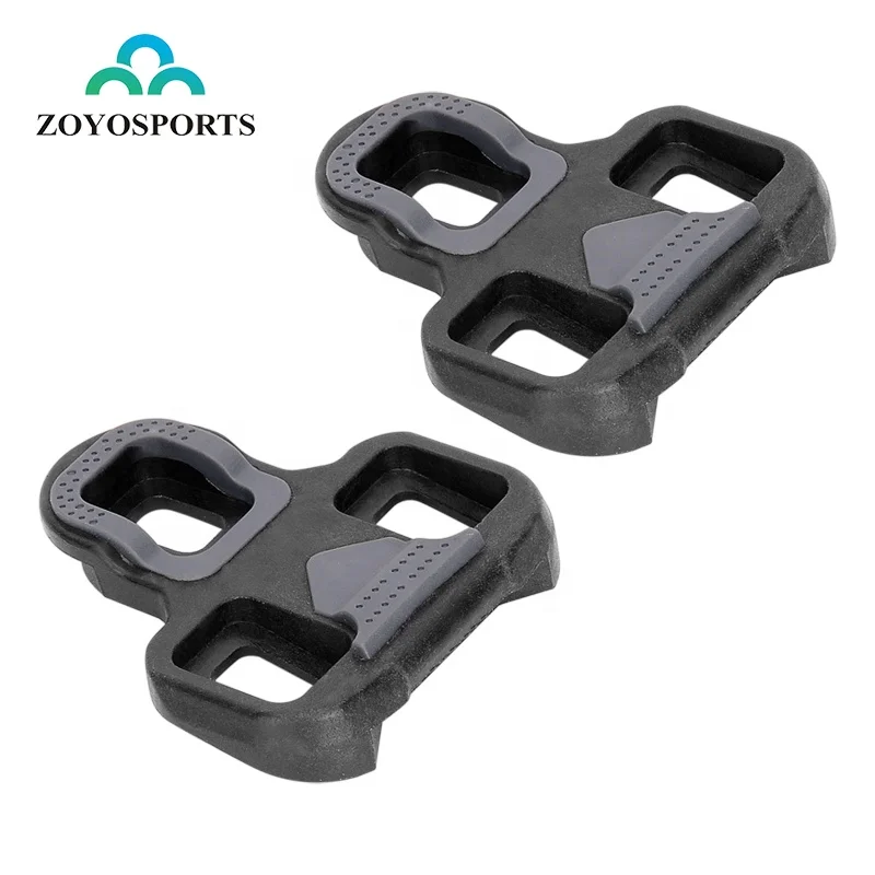 

ZOYOSPORTS Bike Cleats pedal bike lock clip(0 Degree Float) Indoor Cycling Road Bike Bicycle Pedal Cleat Set, Black