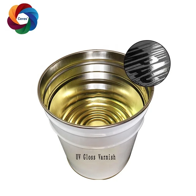 Uv Gloss Varnish For Paper Coating Liquid Varnish Offset Flexo Solvent