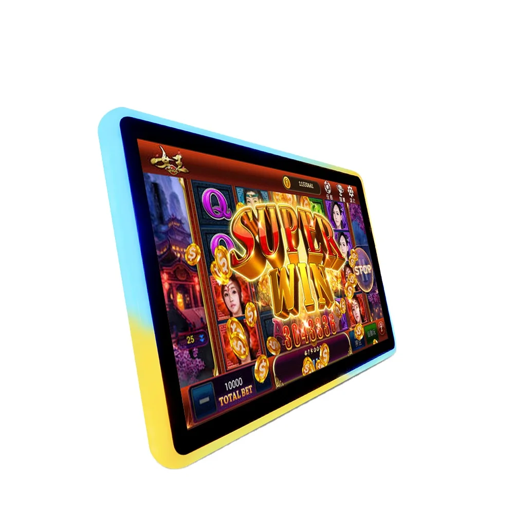 

23.8 inch 144hz touch monitor gaming with LED lights bar for casino