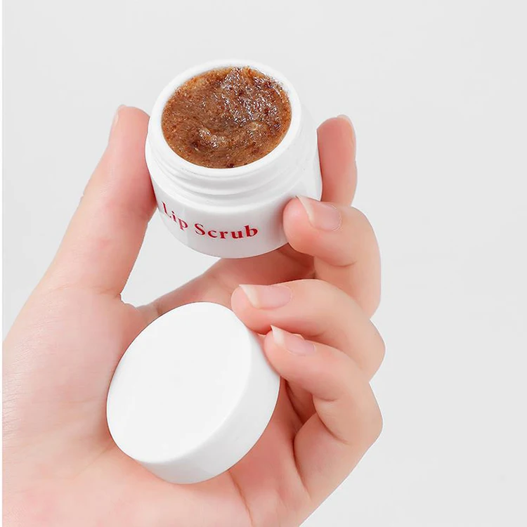 

Hot selling lip brightening scrub sugar lip scrub vegan lip scrub low moq, Brown