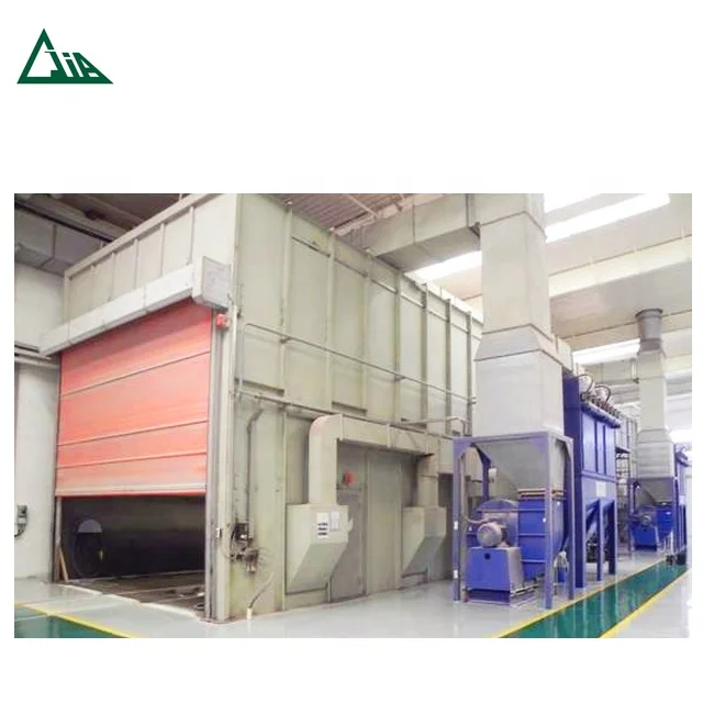 
Powerful excellent performance Q26 semi-automatic shot blasting room/container sandblasting room 