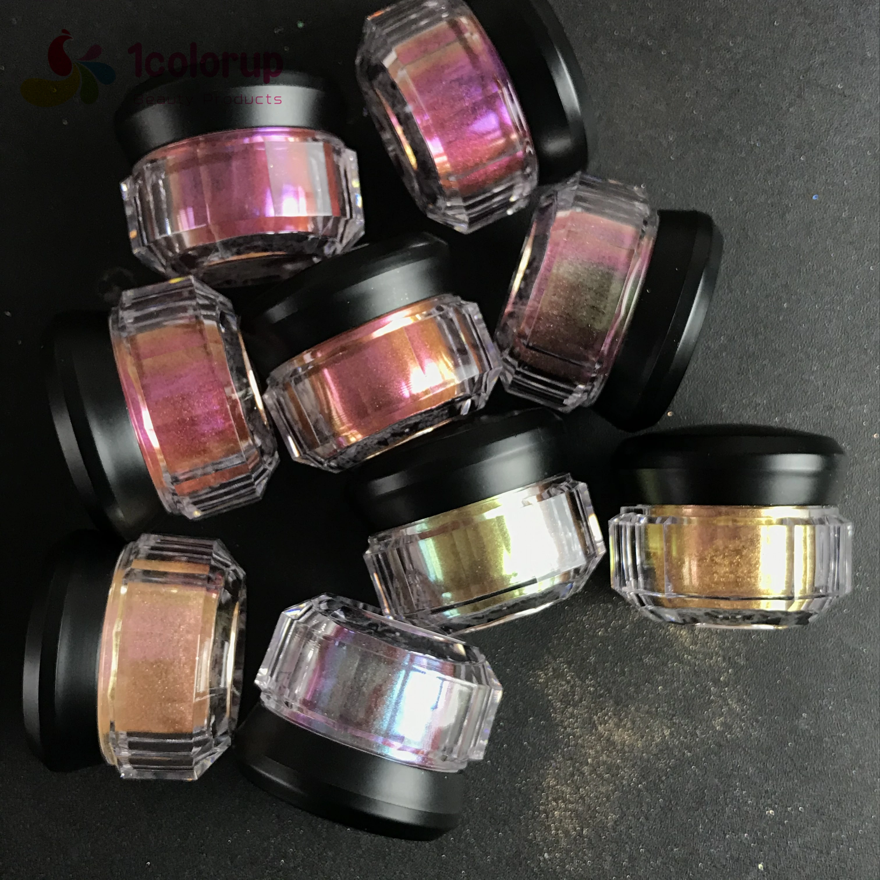 

1colorup Hot-selling Chameleon pearl powder multi chrome pigment eyeshadow cosmetics