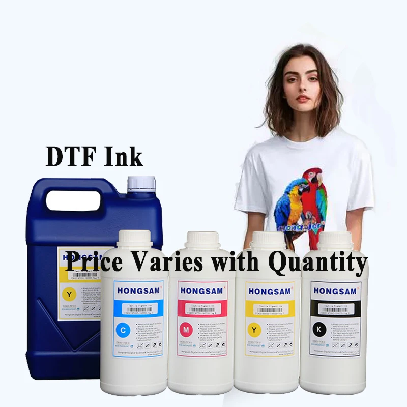Bulk Quantity Black Wholesale Price Dtf Pigments Ink for Epson DX4 DX5 DX6 DX7 Printhead