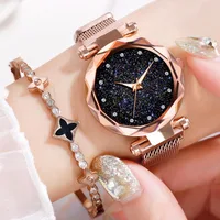 

Hot Sale Luxury Women Ladies Watches Fashion Relogio Feminino Reloj Mujer Crystal Female Magnet Buckle Wristwatch Alloy Watches