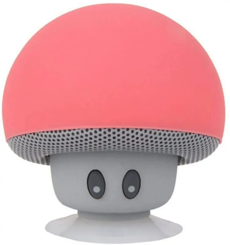 

Hot Selling Portable Mini Wireless Silicone Suction Cup Mushroom Speaker