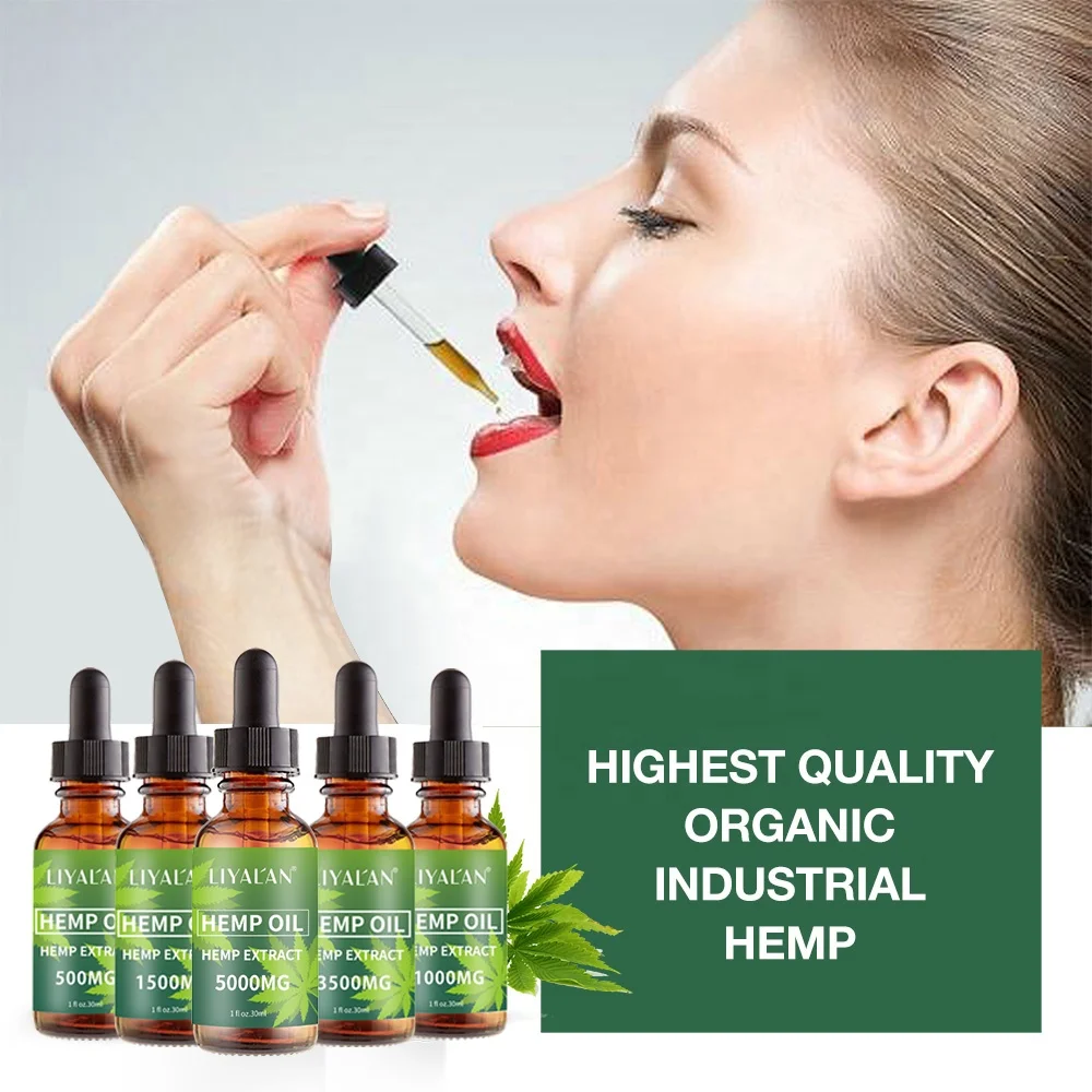 

OEM Private label 30ml Pure Organic Extract 5000mg Full Spectrum CBD Hemp Seed Oil For Pain Relief Anxiety