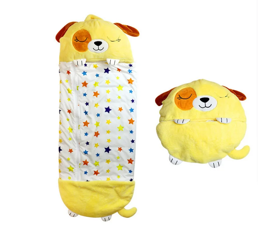 

Hot Sale kids sleeping bag Animal plush toys soft pillow sleeping bag for kids