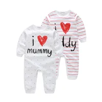 

kids baby boy clothes Winter white Striped long sleeve newborn baby boy girl Romper jumpsuits clothing 3-12 months baby clothes