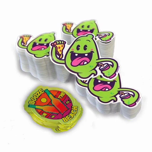 
Waterproof self-adhesive PVC label vinyl sticker custom printing vsco logo die cut custom sticker 