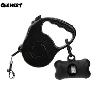 

Automatic Pet Dog Leash Retractable Nylon Leash Automatic With Extra Waste Bag Box