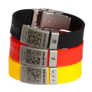 

Free sample Wholesale Engrave stainless steel id band Custom logo color Adjustable Silicone ID Bracelets for sport Elite id, Customized color