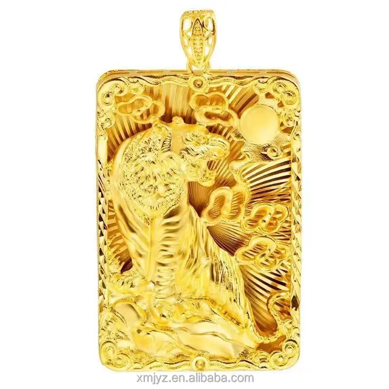 

Vietnam Placer Gold Tiger Pendant Men's Large Hanging Japanese And Korean European Coins Tyrant Domineering