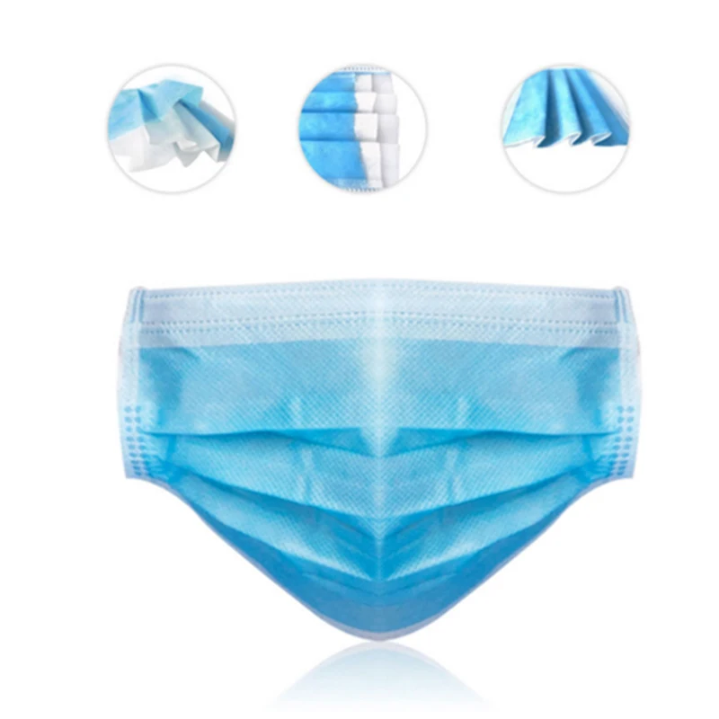 
PPE Disposable Surgical Mask 3ply Fashion Face Shield Disposable Anti Dust Face Mask 