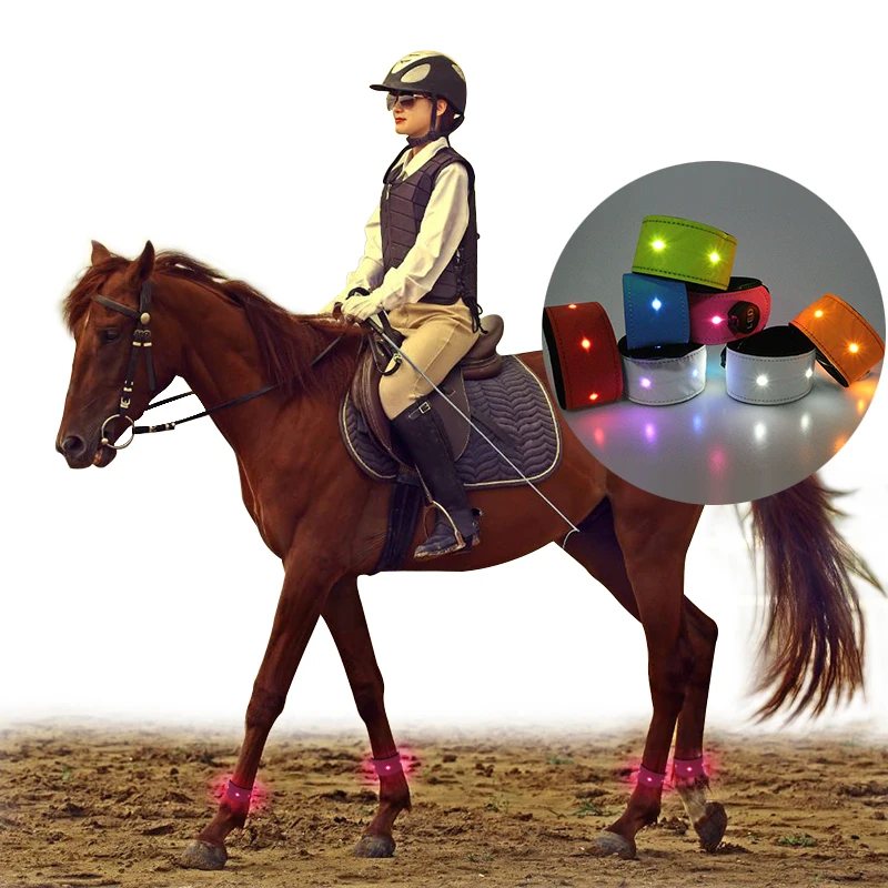

nice quality new style super bright led leg strap for horse